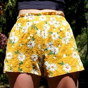 Zaful Flowy Flower Patterend Shorts